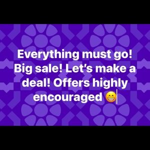 Offers encouraged! Let’s make a bundle